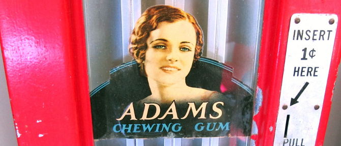 Adams Gum Vending Machine