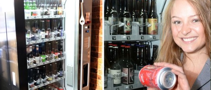 The UK’s First Beer Vending Machine Appears in Pub